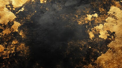 Abstract black and gold textured background with elegant and luxurious feel, abstract, black, gold, texture, luxury, elegant