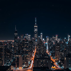 Obraz premium Cityscape at Night