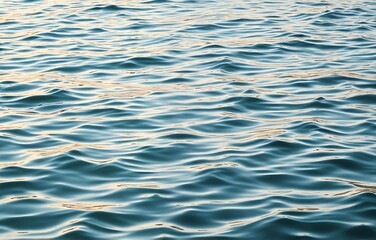 Naklejka premium Rippled Water Reflections in Soft Light - Serene 