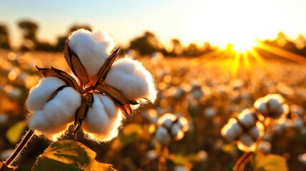 Golden Hour Cotton Bloom