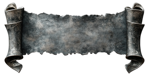 Antique Parchment Scroll Texture Background: Vintage Medieval Invitation Banner with Ornate Decorative Design