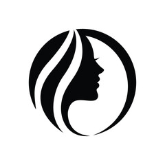 woman logo icon vector