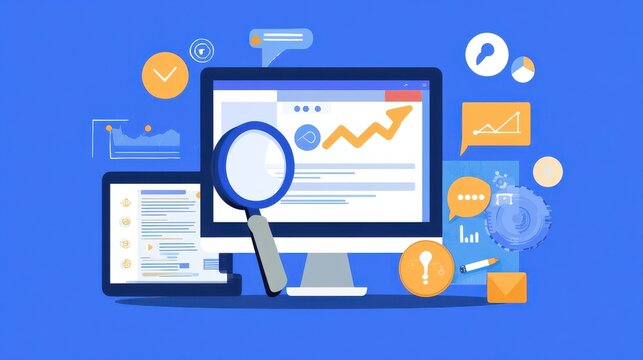 Understanding search engine algorithms is crucial, as it helps in creating effective SEO strategies for improving website visibility illustration