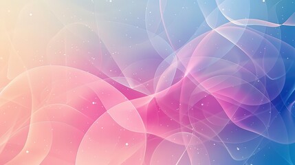 Obraz premium Abstract pastel flowing lines background