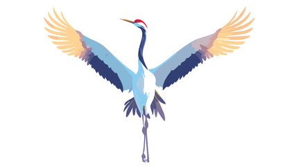 Obraz premium illustration of a flying bird