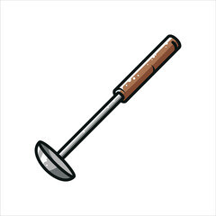 Vector Stainless Steel Soup Ladle with Ergonomic Handle