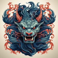 Mystical and Powerful Japanese Oni in Inked Form