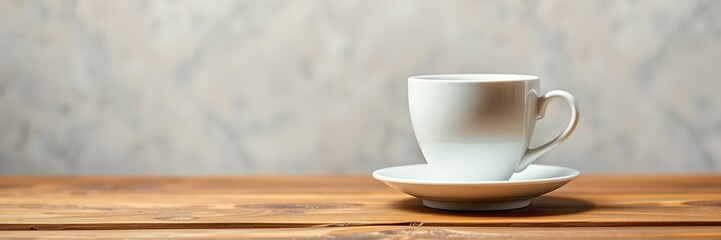 Elegant Teacup Mockup with Blank Space for Design
