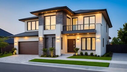 Real Estate House Exterior Photography with a Sleek Modern Design