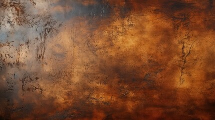 Obraz premium Rustic Grunge Brown Banner with Weathered Artistic Design