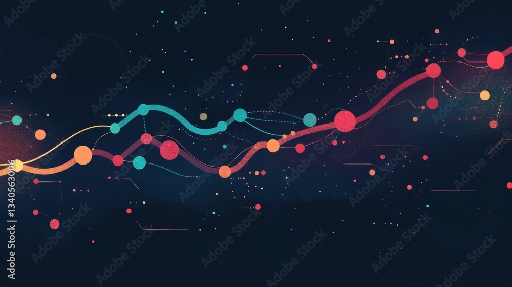 Poster keyword and ranking concept. interactive backlink timeline with keywords ranked over time, showing h