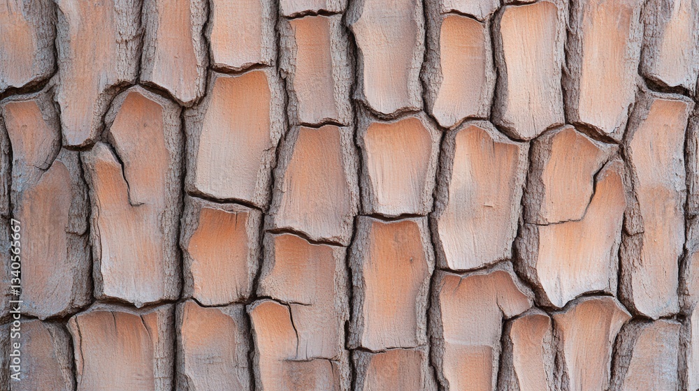 Aufkleber a close-up of textured bark showcasing intricate patterns and natural color variations, tree bark te