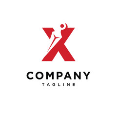 Letter X kunai Logo Icon Vector