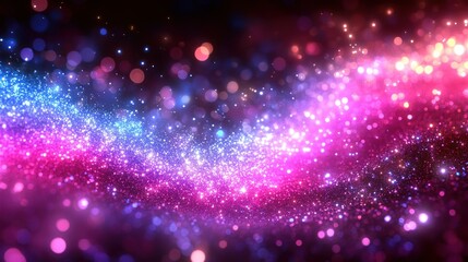 Cosmic Glitter: A Universe of Sparkling Lights