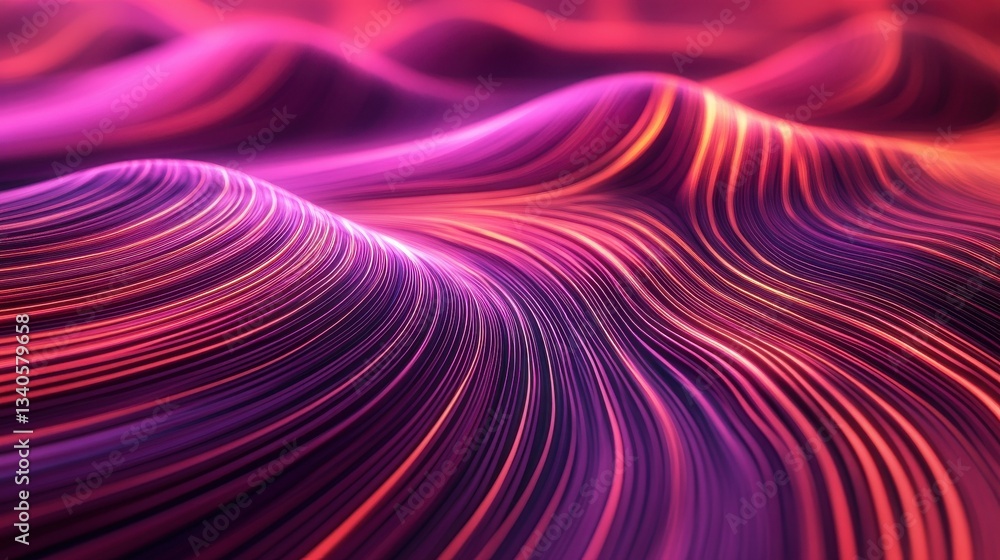Poster big data flow technology and science vector background, tech abstraction with lines electronics and 