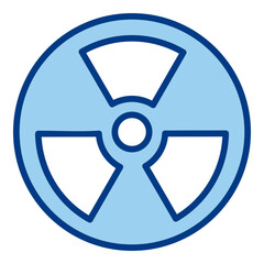 Obraz premium Nuclear Energy Icon Single Vector Collection 