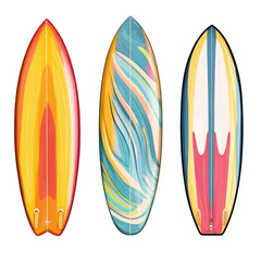 vector illustration of a surfboard isolated on transparent 