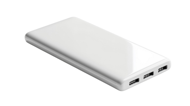Portable charger with multiple USB ports for devices on the go