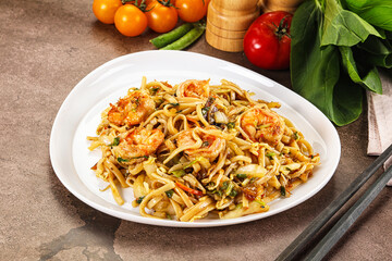 Pad Thai - noodles with prawn