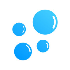 bubble vector on transparent background