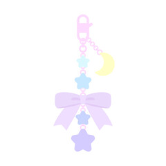 星空モチーフの二連ストラップ⭐︎PNG