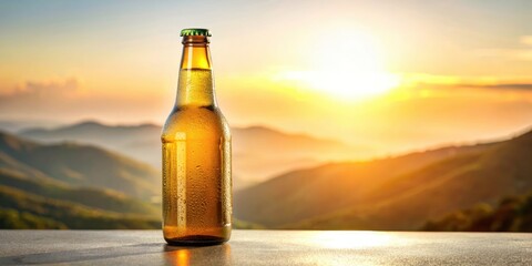 Festbier Bottle, German Beer, Craft Beer Photography, White Background, Product Shot,  Isolated Beer Bottle