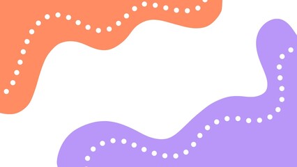Aesthetic orange and purple background with circle elements