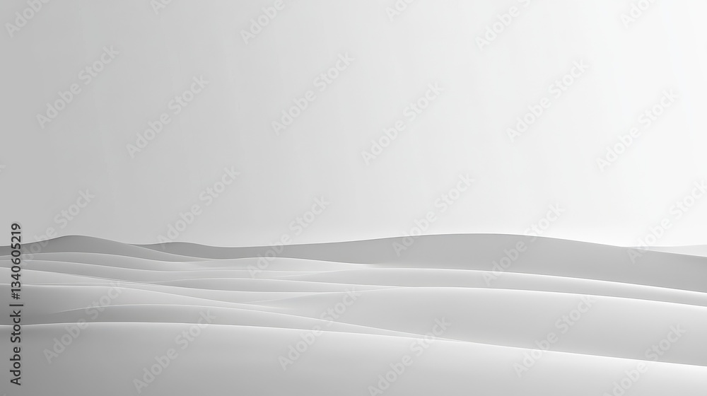 Poster white studio background. abstract empty room with soft light for product. simple grey neutral backdr