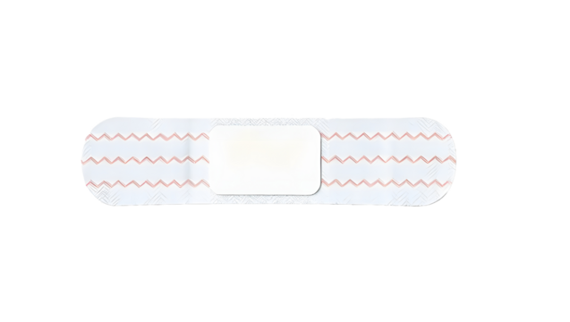 Realistic medical plasters, patches and first aid bands. Elastic adhesive tape for wound