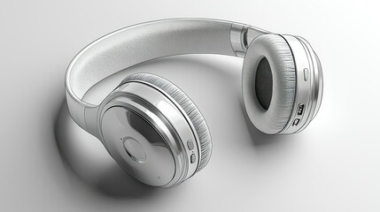 Sleek Wireless Headphones:  Modern Audio Design