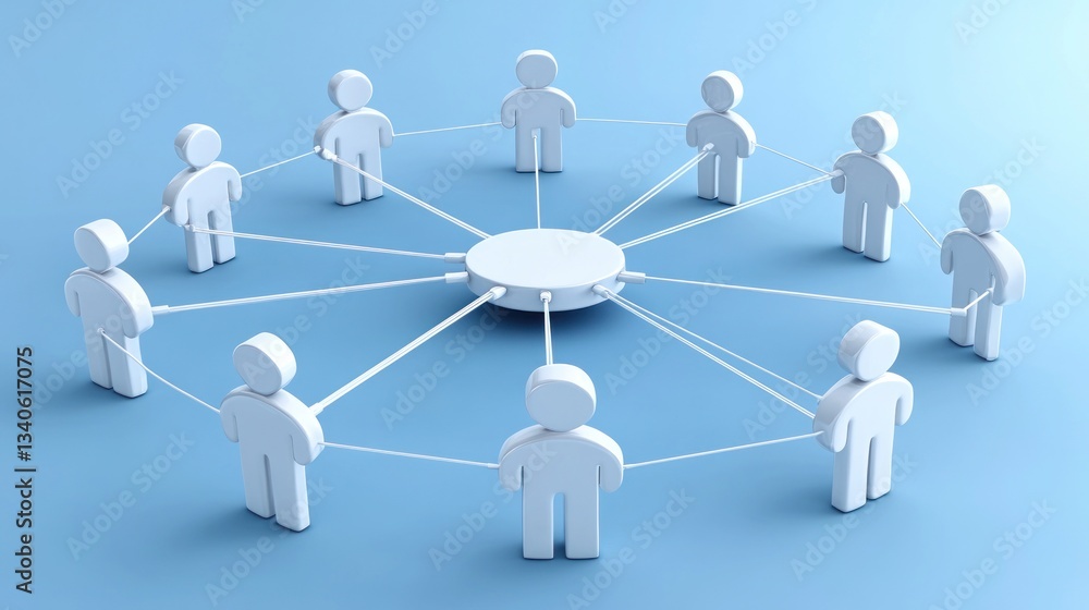 Poster global network: a visual representation of interconnection and collaboration in a modern business en