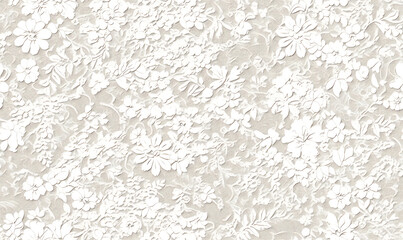 Obraz premium Creative 2D Doodle seamless pattern Floral or flower Illustrations