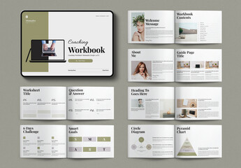 Digital Workbook Template Landscape
