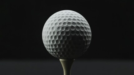 Golf Ball on Tee - Close-up
