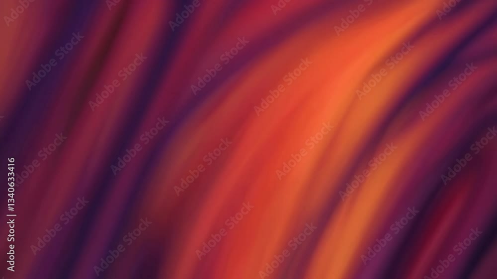 Aufkleber Abstract wavy gradient pattern in warm tones, digital art background. Creativity concept