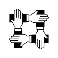 Team vector icon set. Teamwork illustration sign collection. Development symbol. Progress  logo. 