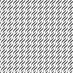 Black and white geometric seamless pattern.
