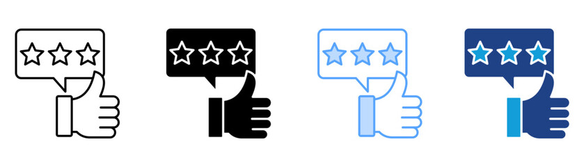 Feedback Icon Set Multiple Style Collection