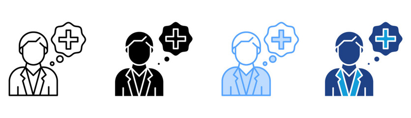 Positivity Icon Set Multiple Style Collection