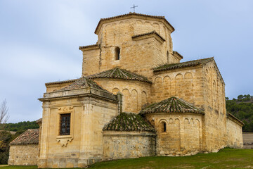 Fototapeta premium Church of Our Lady of the Annunciation. Urueña, Castile and León, Spain.