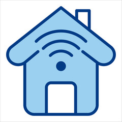 Smart House Icon Single Vector Collection 