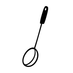 シンプルなおたまのイラスト素材