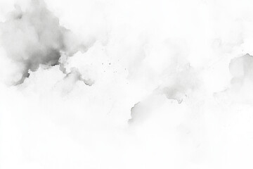  A delicate white watercolor background featuring soft, abstract gray and black ink washes, creating an elegant and artistic texture perfect for creative design projects.