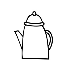 シンプルなポットのイラスト素材