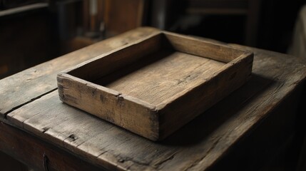 A view of a wooden tray with fresh vegetables