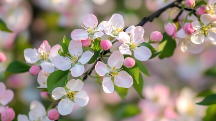 Obraz premium Retro spring seamless pattern. Floral digital paper in flat style, perfect for scrapbook paper, decor, prints, background, fabric.