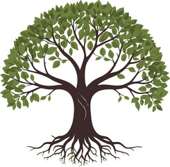 Obraz premium vector tree silhouette