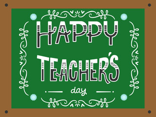 Happy Teachers Day Banner