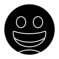 Beaming Face with Smiling E Icon