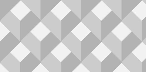 Structure white block box cube seamless pattern grid vintage surface triangle web monochrome square texture white overlap cubic background.	